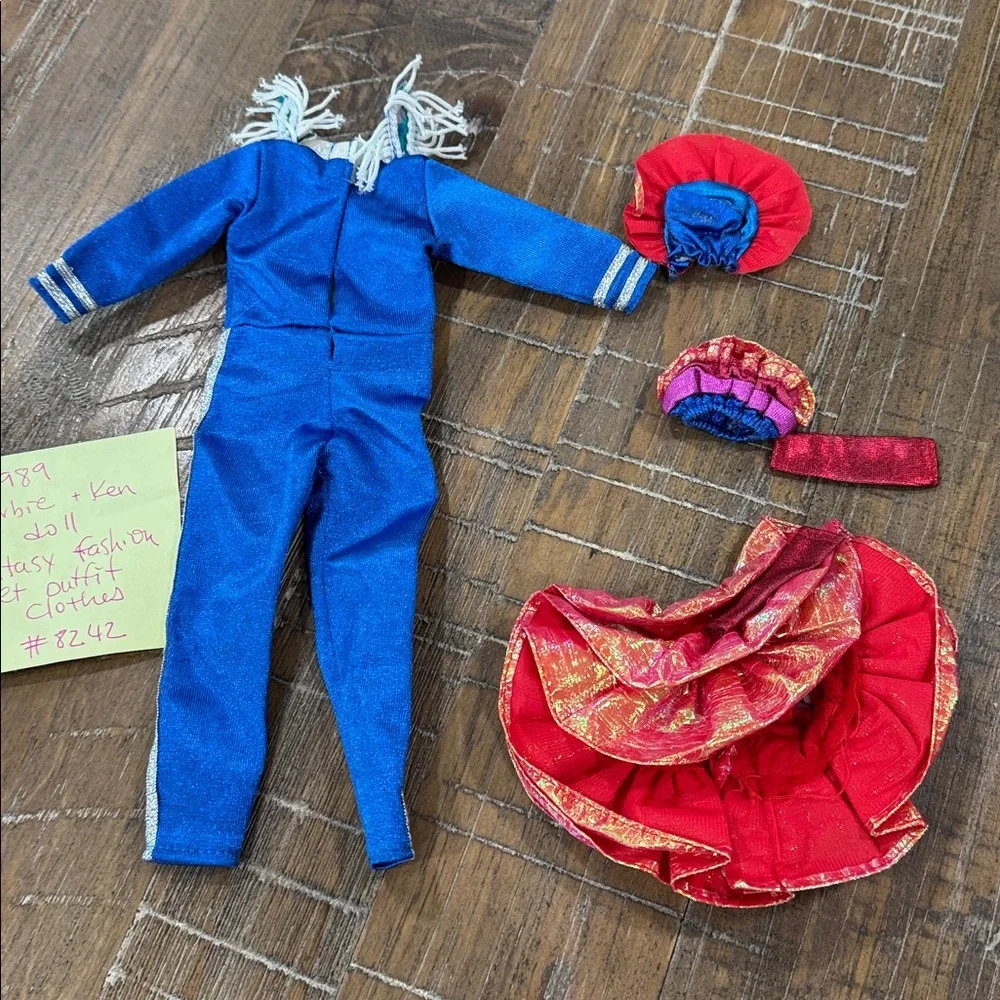 Barbie and Ken doll fantasy fashion outfits‎ set #8242